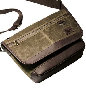 「＜Ｌｅｅ＞ビンテージ風帆布ショルダー（メンズショルダーバッグ）」｜詳細画像