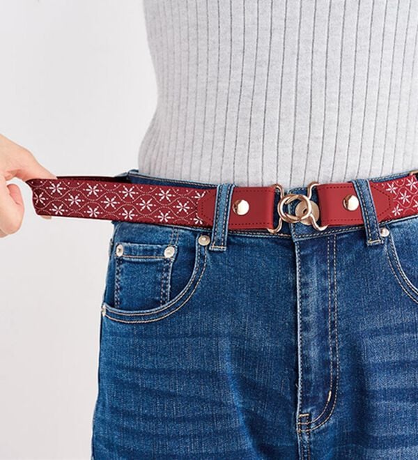 BELLUNA（ベルーナ）の「＜日本製＞ウエストすっきりフリーサイズベルト（ベルト）」｜詳細画像