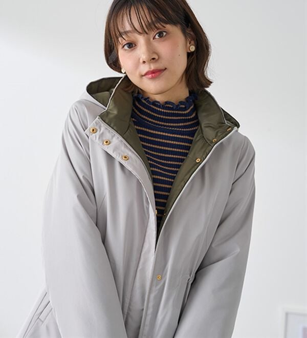 BELLUNA（ベルーナ）の「Ａｉｒｙ　＆Ｗａｒｍ　あったか軽量デザインコート（ロングコート）」｜詳細画像