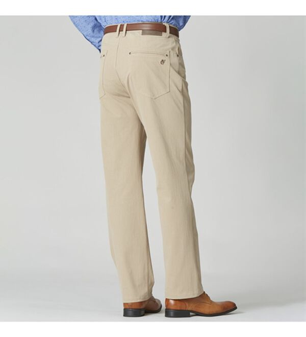 「【３本組】＜コムルヴァン・オム＞のびのび快適上品チノパンツ（メンズフルレングスパンツ）」｜詳細画像