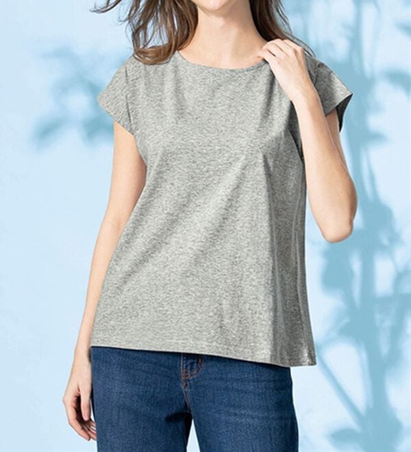 「綿１００％汗ジミ対策　フレンチ（肌着・インナーウェア）」｜詳細画像