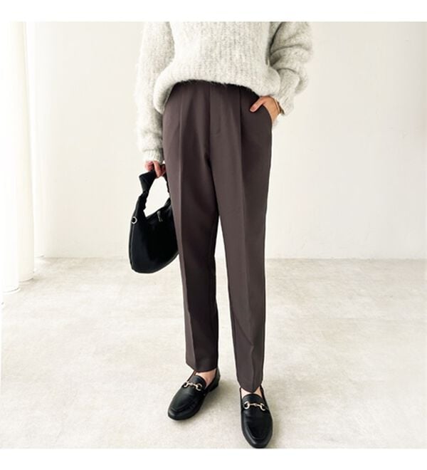 GeeRA（ジーラ）の「美脚きれい魅せ！テーパードパンツ（フルレングスパンツ）」｜詳細画像