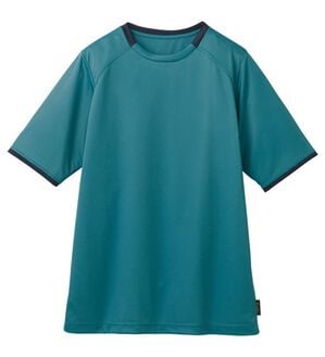 「日本製　男女兼用多機能スポーツウェア（メンズＴシャツ）」｜グリーン(Tシャツ)