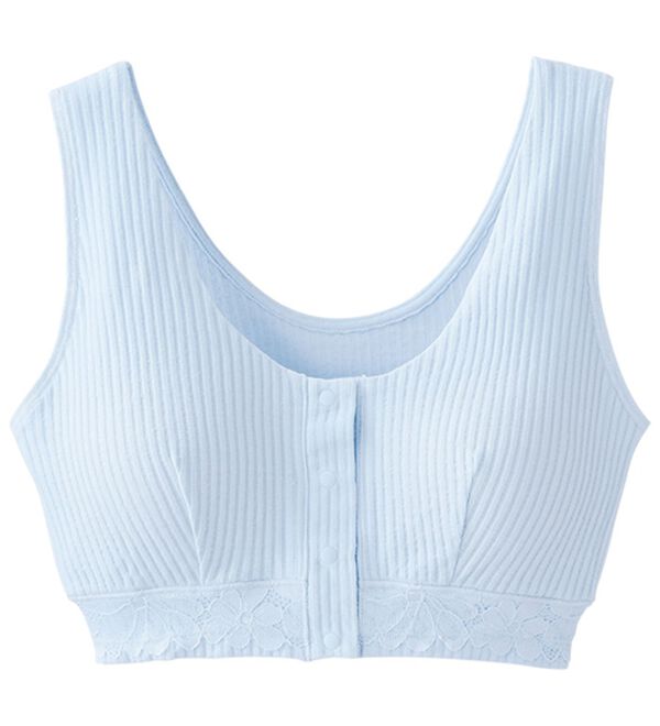 「【３色組】レースが肌に当たらない前あきブラ（ブラジャー）」｜詳細画像