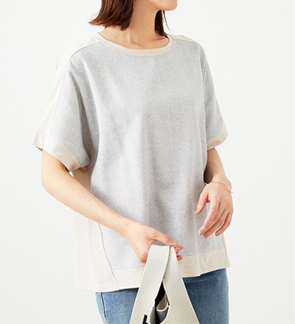 BELLUNA（ベルーナ）の「ステッチデザイン切替プルオーバー（カットソー）」｜詳細画像