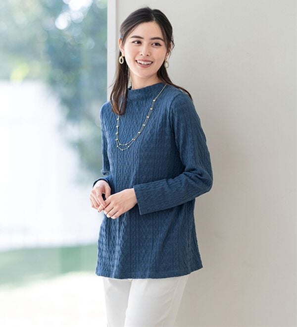 ルフラン（ルフラン）の「ジャカード柄プルオーバー（カットソー）」｜詳細画像