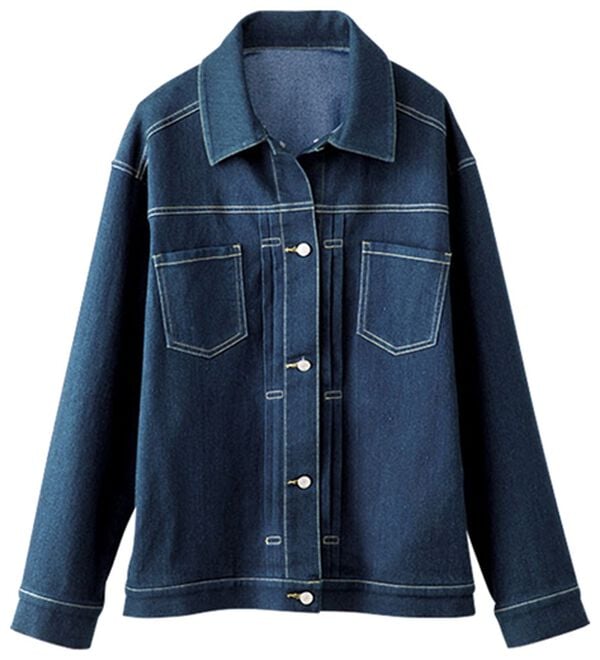 BELLUNA（ベルーナ）の「デニム素材ゆったりジャケット（その他ジャケット）」｜詳細画像