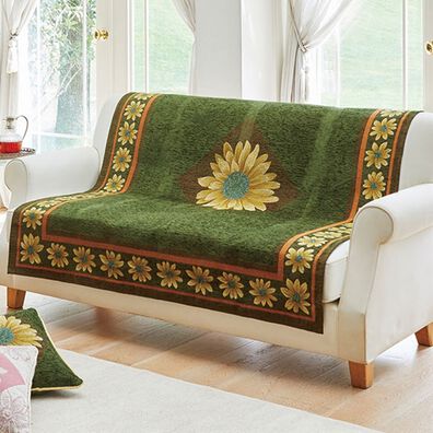 「イタリア製ジャカード織センターカバー「マルゲリータ」（ソファーカバー）」