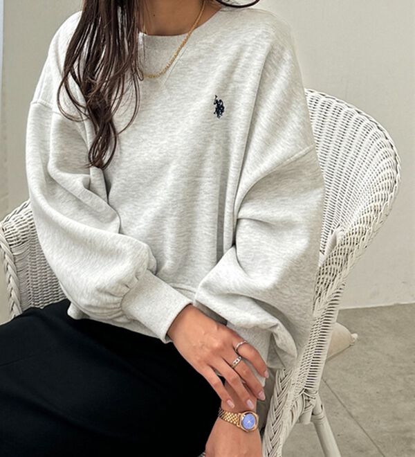 GeeRA（ジーラ）の「【Ｕ．Ｓ．ＰＯＬＯ　ＡＳＳＮ】ショートスウェット（トレーナー・スウェット）」｜詳細画像