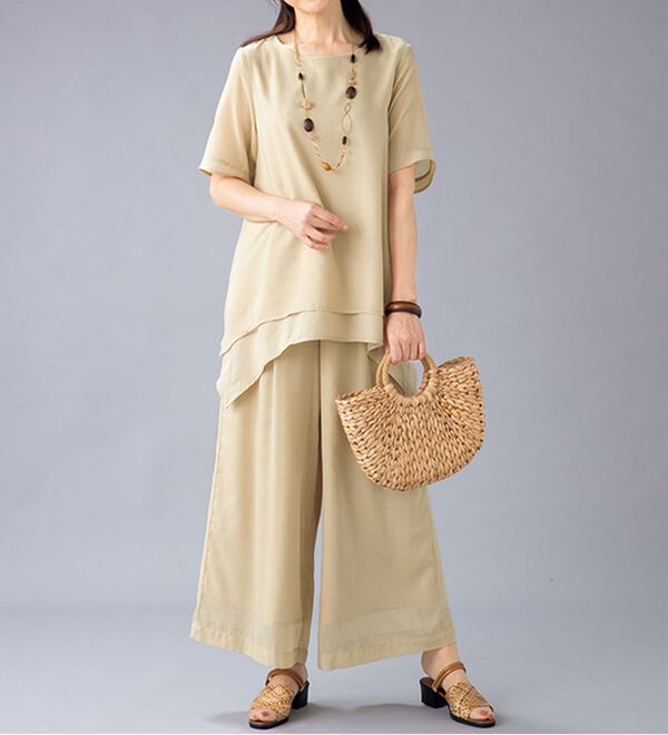 ルフラン（ルフラン）の「エレガンスデザインスーツ＜オンディーネ＞（ブラウススーツ）」｜詳細画像