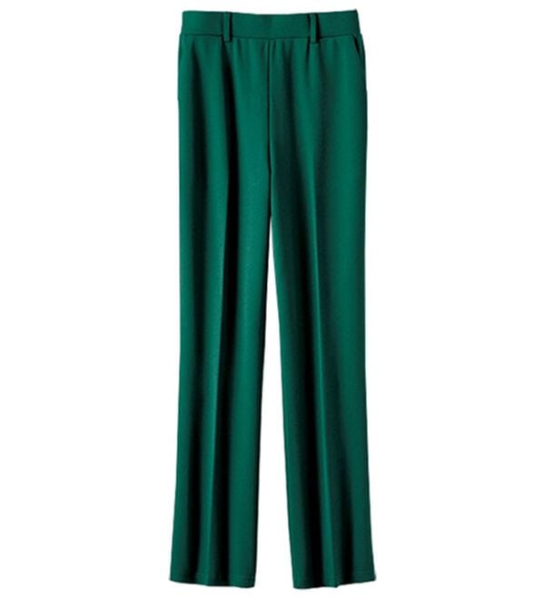 BELLUNA（ベルーナ）の「ジョーゼット素材フレアーパンツ（フルレングスパンツ）」｜詳細画像