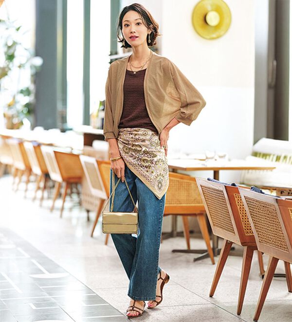 BELLUNA（ベルーナ）の「シアーカーデ付レースワンピースアンサンブル（その他ワンピース）」｜詳細画像