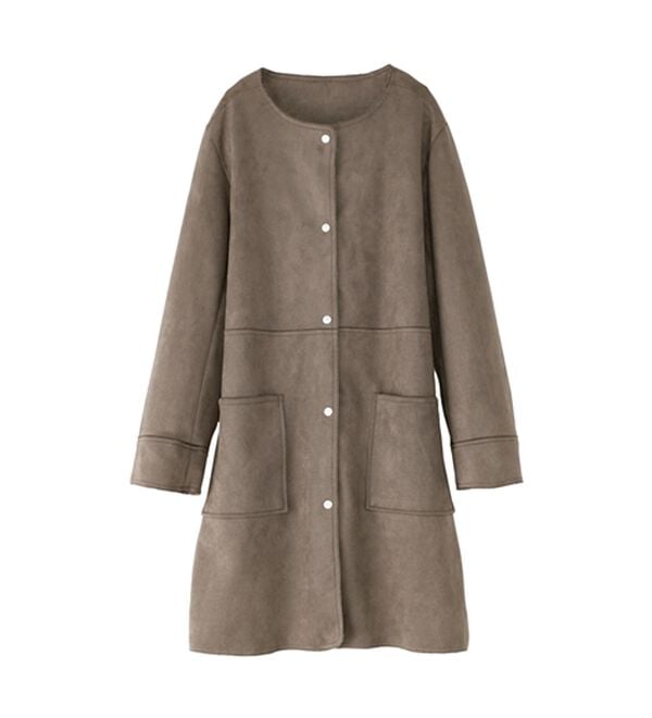 BELLUNA（ベルーナ）の「フェイクスエード切替デザインジャケット（その他ジャケット）」｜詳細画像