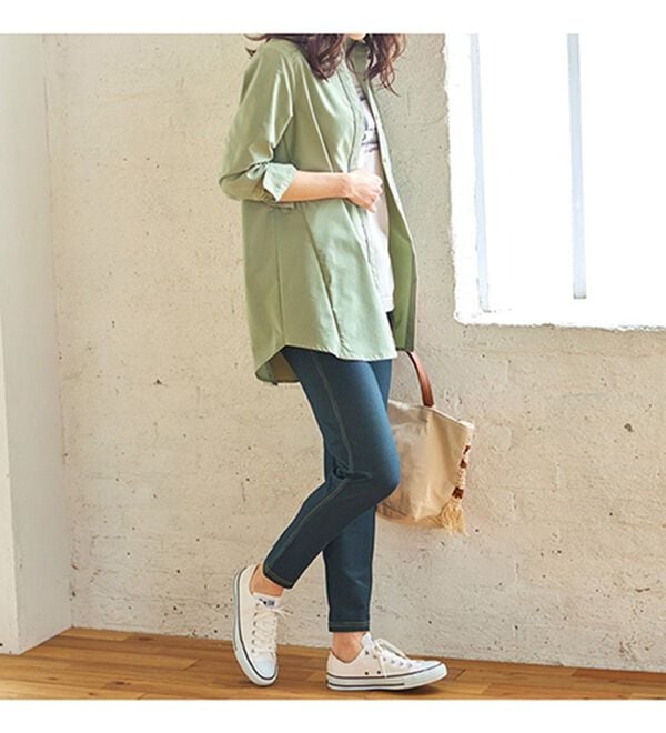 BELLUNA（ベルーナ）の「デニム調レギンス（スパッツ・レギンス）」｜詳細画像