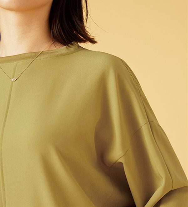 BELLUNA（ベルーナ）の「きれい見えドルマンプルオーバー（カットソー）」｜詳細画像