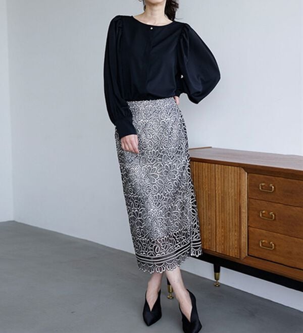 RANAN（ラナン）の「機能付！ギャザーボリューム袖ブラウス（ブラウス）」｜詳細画像