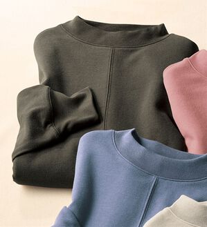 BELLUNA（ベルーナ）の「【メルティポンチ】保湿加工着回しプルオーバー（カットソー）」｜チャコール