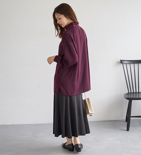 BELLUNA（ベルーナ）の「リブニット使いチュニック（チュニック）」｜詳細画像