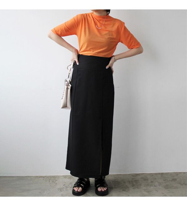 カットジョーゼットスリットタイトスカート - ベルーナ【公式】