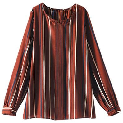 BELLUNA（ベルーナ）の「すぽっと楽ちんプリントブラウス（ブラウス）」