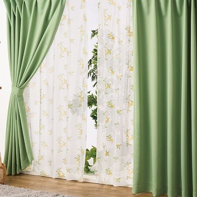 「簡単！素敵にコーディネートカーテンセット「プランタ」（ドレープカーテン）」