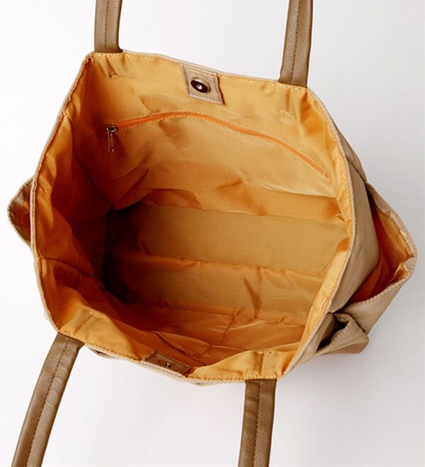 BELLUNA（ベルーナ）の「Ａ４対応！ポケットいっぱい刺繍トート（トートバッグ）」｜詳細画像