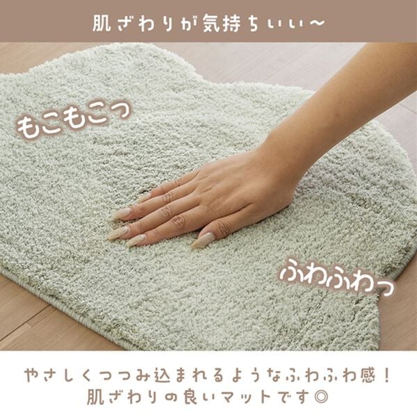 iellio（イエリオ）の「くもアクセントマット＜バスマット・玄関マット・大人かわいい・おしゃれ・洗える・滑りにくい＞（玄関マット）」｜詳細画像
