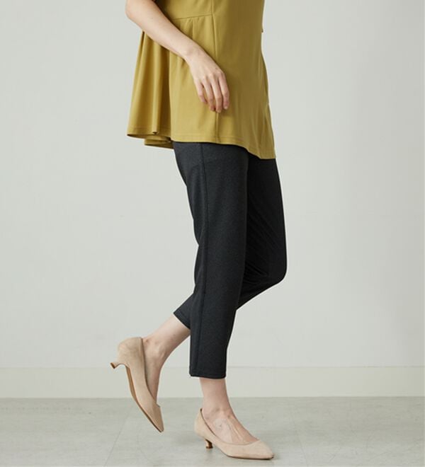 BELLUNA（ベルーナ）の「【接触冷感】ヒンヤリ速乾！かのこ素材レギンスパンツ（スパッツ・レギンス）」｜詳細画像