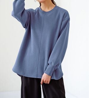 BELLUNA（ベルーナ）の「あったかキレイ！大人のこだわりトレーナー（トレーナー・スウェット）」｜ブルー