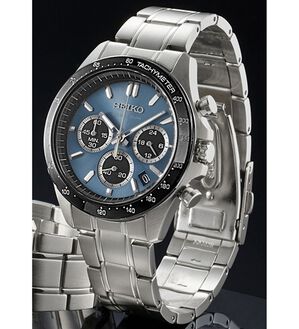 Seiko ブルークロノグラフ腕時計 Amazon.co.jp: SEIKO [セイコー] 1/5