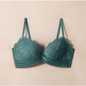 YU'NOW（ユナウ）の「美し盛りのスタイルアップブラ（ブラジャー）」｜グリーン