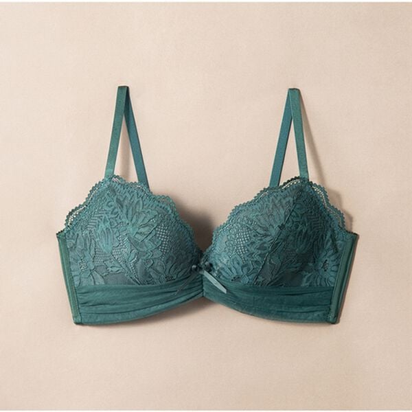YU'NOW（ユナウ）の「美し盛りのスタイルアップブラ（ブラジャー）」｜グリーン