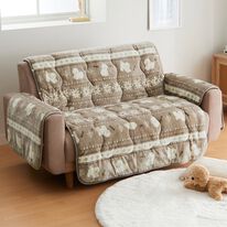 iellio（イエリオ）の「北欧調ボリュームフランネルソファカバー＜抗菌防臭・吸湿発熱・蓄熱・北欧柄・ソファーカバー・センターカバー（ソファーカバー）」