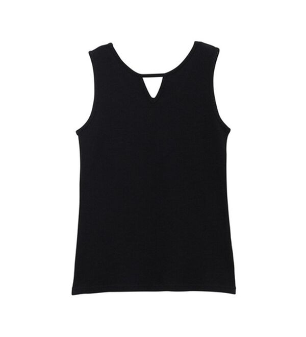 GeeRA（ジーラ）の「前後２ｗａｙスリットネックワッフルタンクトップ（タンクトップ・キャミソール）」｜詳細画像