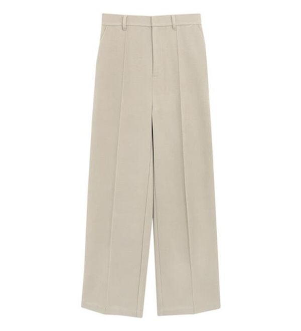 Pierrot（ピエロ）の「カシミヤタッチセミルーズストレートパンツ（フルレングスパンツ）」｜詳細画像