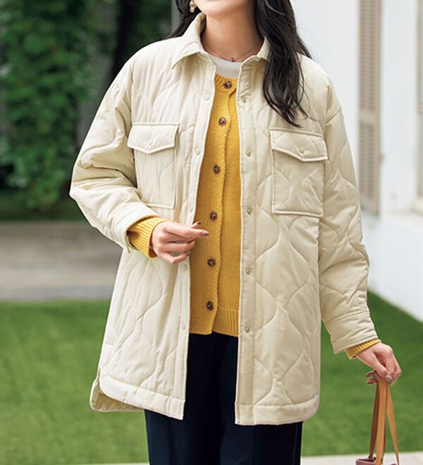 ルフラン（ルフラン）の「ゆったりが可愛いキルトジャケット（その他ジャケット）」｜詳細画像