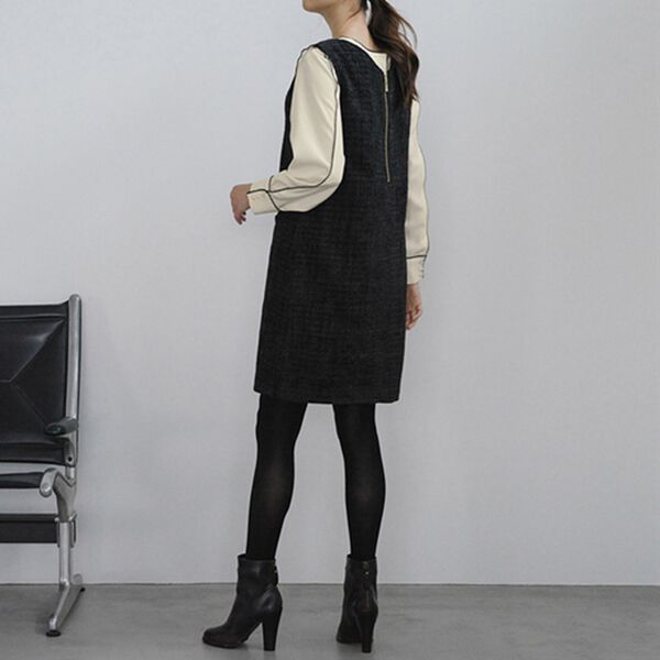 RANAN（ラナン）の「配色ステッチブラウス（ブラウス）」｜詳細画像