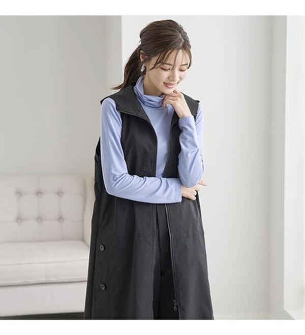 BELLUNA（ベルーナ）の「なめらかテンセル（ＴＭ）繊維ストレッチプルオーバー（カットソー）」｜詳細画像