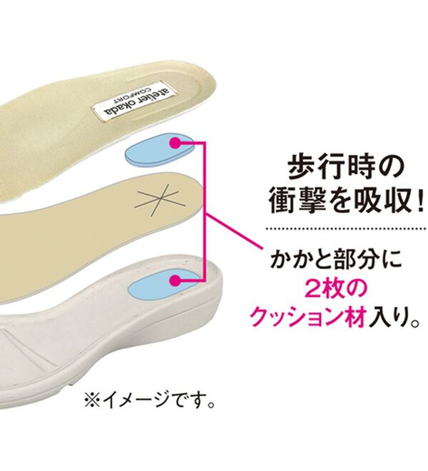 ルフラン（ルフラン）の「あとりえＯＫＡＤＡ　５Ｅ軽量甲ゴムスニーカー（スニーカー）」｜詳細画像