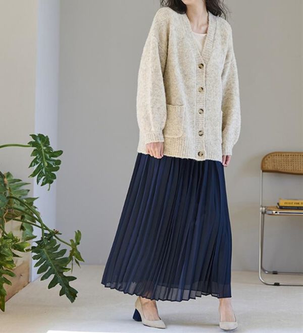 RANAN（ラナン）の「プリーツロングスカート（ロングスカート）」｜詳細画像