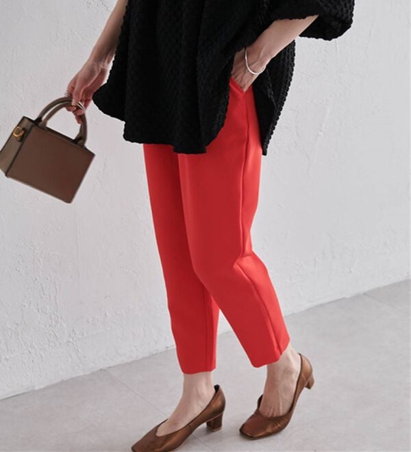 RANAN（ラナン）の「美脚シルエットクロップドパンツ（フルレングスパンツ）」｜詳細画像