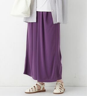 Viola e Viola（ヴィオラ エ ヴィオラ）の「楽ちんきれい美脚ワイドパンツ（ワイドパンツ・ガウチョ）」｜グレープ