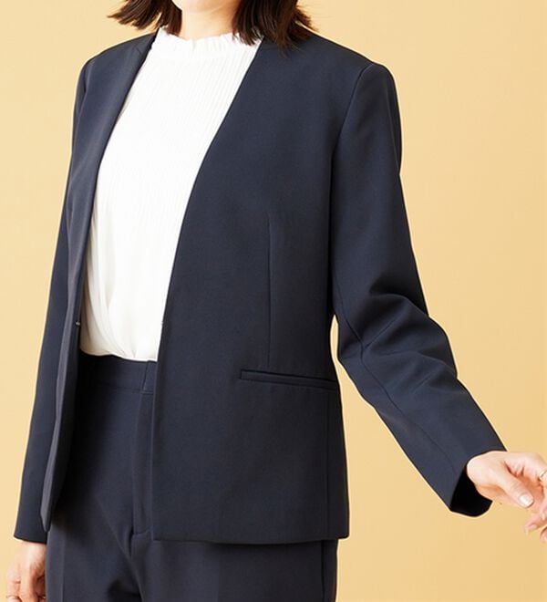 BELLUNA（ベルーナ）の「〈セレモニースタイル〉ノーカラージャケット（ノーカラージャケット）」｜詳細画像