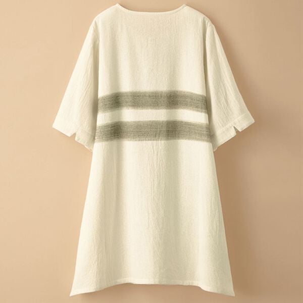 BELLUNA（ベルーナ）の「インド綿手描きプリントチュニック（チュニックワンピース）」｜詳細画像