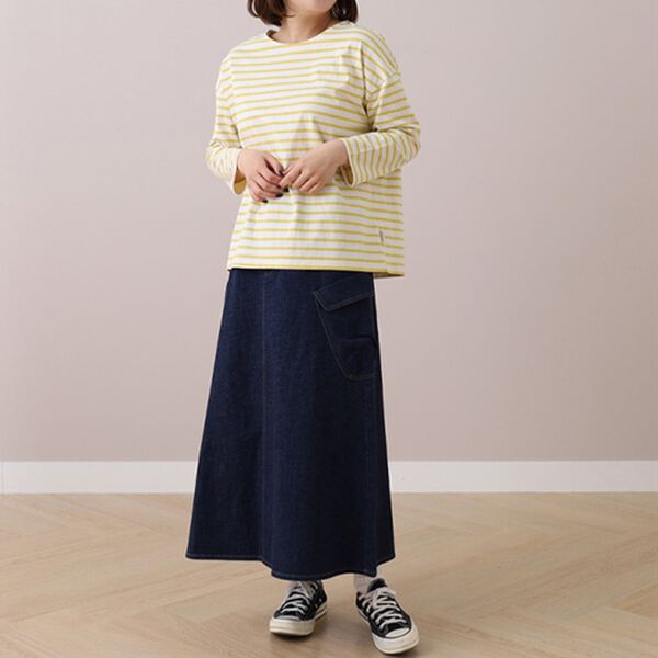 BELLUNA（ベルーナ）の「＜ｓｏｒａｆｕｋｕ＞ポケット使いフレアースカート（ロングスカート）」｜詳細画像