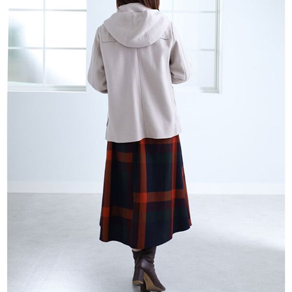 BELLUNA（ベルーナ）の「ウール調素材ダッフルコート（ショートコート）」｜詳細画像