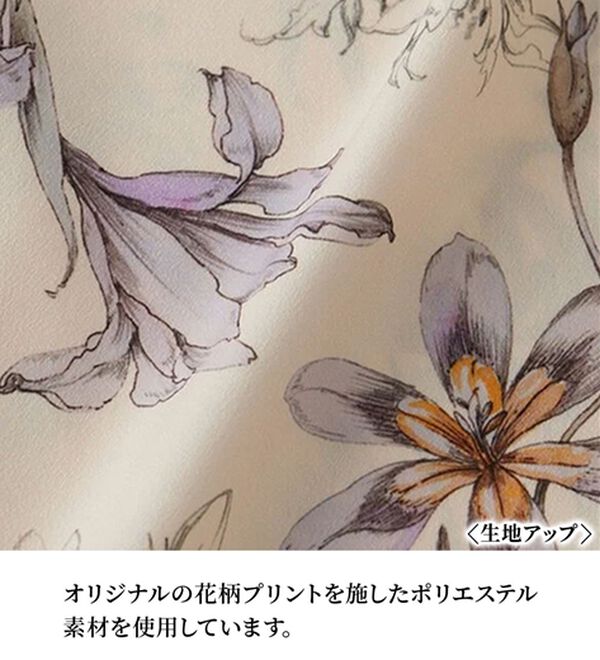 RANAN（ラナン）の「レトロフラワーシャツワンピース（プリントワンピース）」｜詳細画像