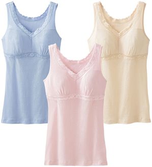 「【３色組】抗菌防臭・やわらかメッシュブラキャミ（肌着・インナーウェア）」｜3色組