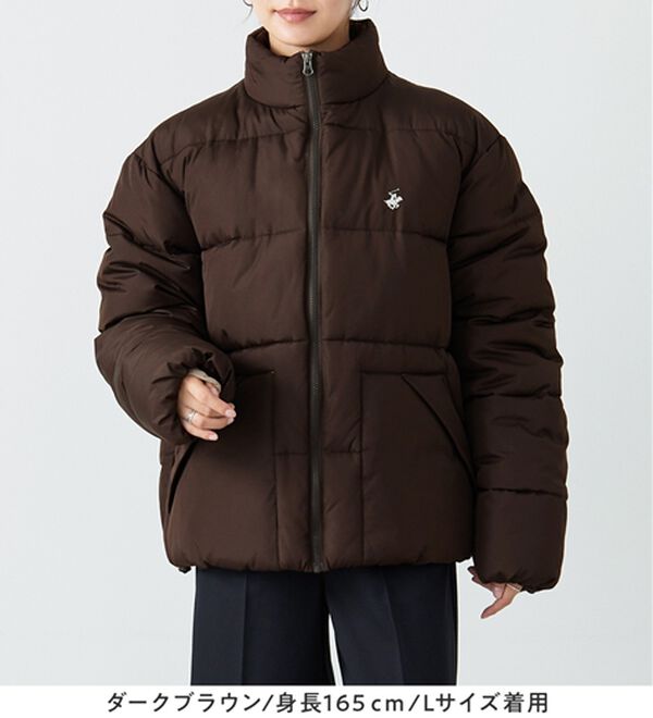 Viola e Viola（ヴィオラ エ ヴィオラ）の「【ビバリーヒルズポロクラブ】男女兼用フェイクダウンコート（ハーフコート）」｜詳細画像