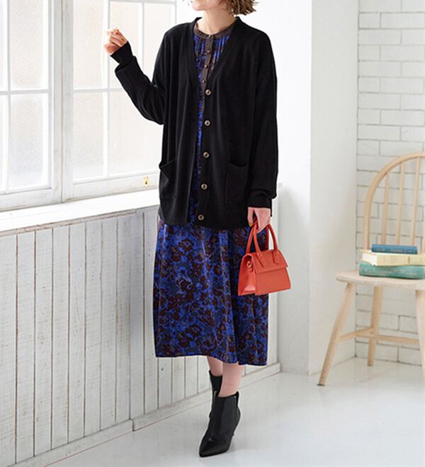 BELLUNA（ベルーナ）の「もちもちカシミヤタッチニットカーディガン（ニットカーディガン）」｜詳細画像